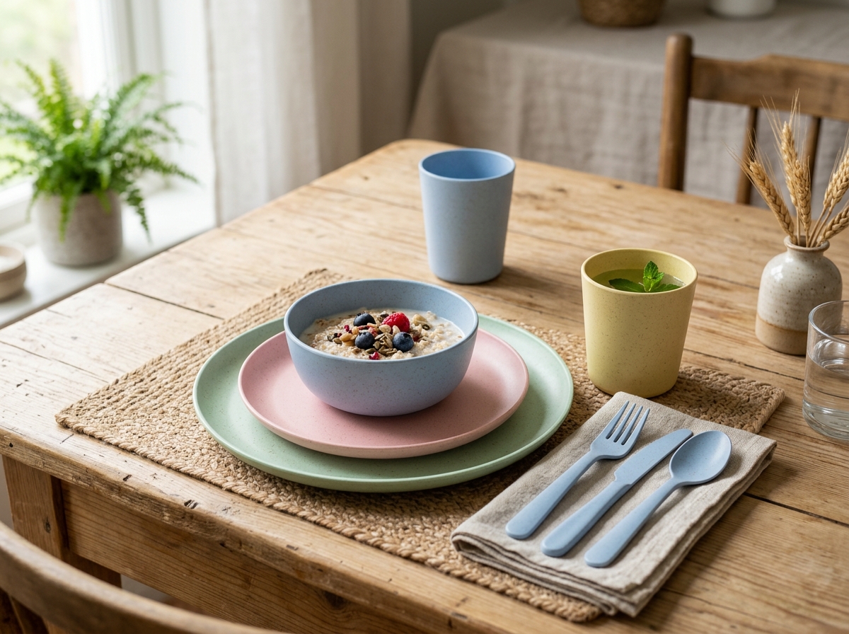 Sustainable tableware materials engineering